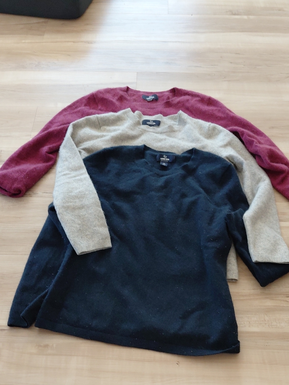 Lands' End cashmere Sweater Bundle. Size MEDIUM